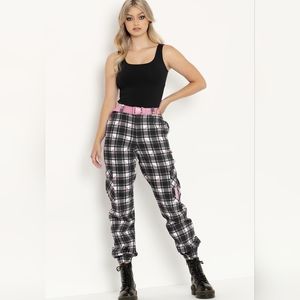 TARTAN HEART CARGO PANTS  Au 14